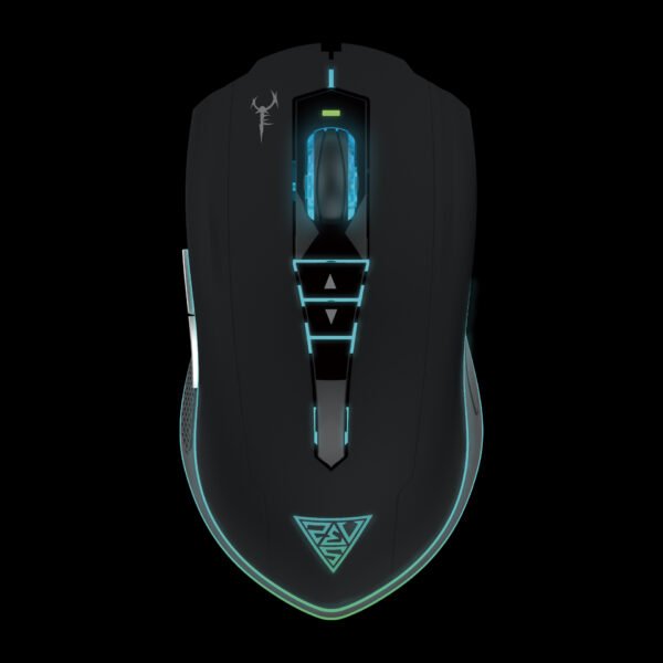 GAMDIAS GD-HADES-M1 - Wireless Optical Gaming Mouse, Dual Level RGB Illumination, 7 Programmable Buttons