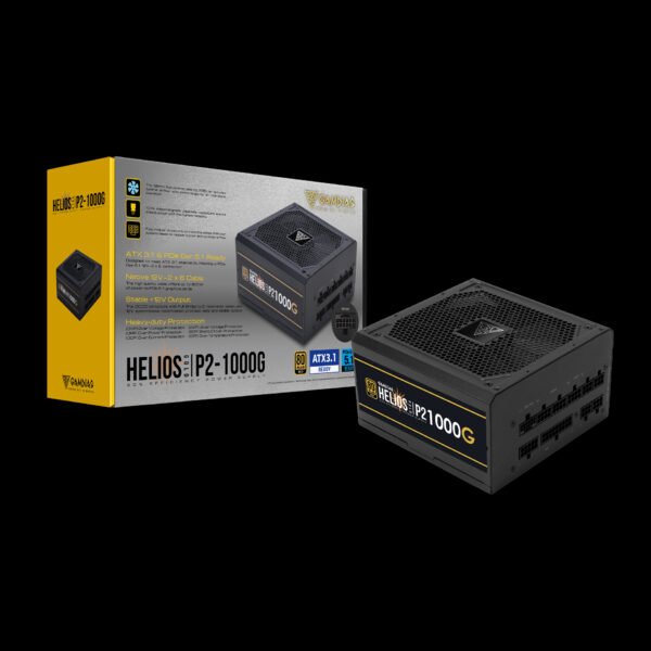 Gamdias GD-HELIOS-P2-1000G PCIe 5.1 & ATX3.1 Gold 1000W Power Supply