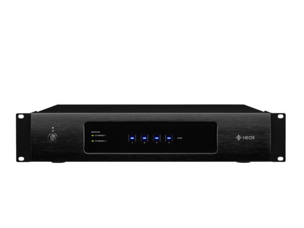 Denon HEOS Drive HS2 Multi-Zone Amplifier with HEOS Built-In, 4-Zone Audio Streaming & Alexa Compatibility - Black