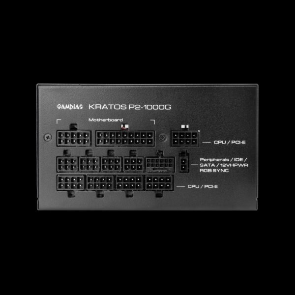 Gamdias KRATOS P2 1000G Gold 1000W Fully Modular Power Supply