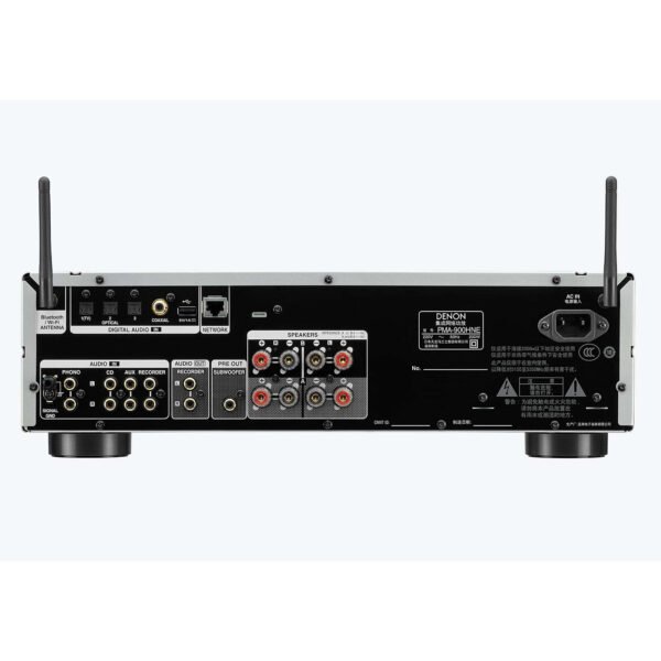 Denon PMA900HNESPE2 Integrated Network Amplifier with 85W per Channel, HEOS Built-In, Bluetooth & High-Resolution Audio  Silver
