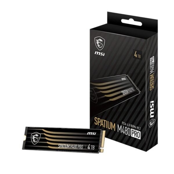 MSI Spatium S78-440R050-P83 M480 Pro PCIe 4.0 NVMe M.2 4TB SSD