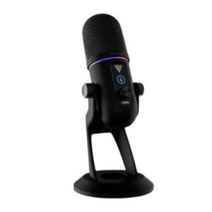 Gamdias PHEME M1 RGB Streaming Microphone, Supercardioid Pickup Pattern, 12 Modes Multi-Color RGB