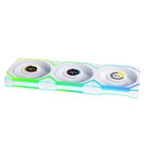 Lian Li Uni SL120 Wireless LCD 120 Triple White Cooling Fans