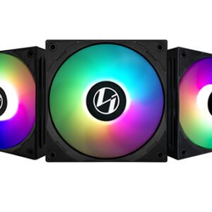 Lian Li ST120 3-Pack ARGB 120mm Black Cooling Fans