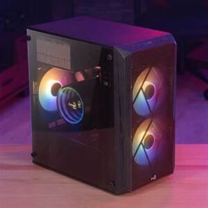 Aerocool CS-107-A-BK-v2- Micro / Mini ITX Gaming Case