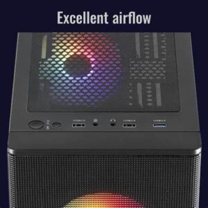 Aerocool B505D-G ARGB 6 / ATX / Micro / Mini ATX Gaming Case