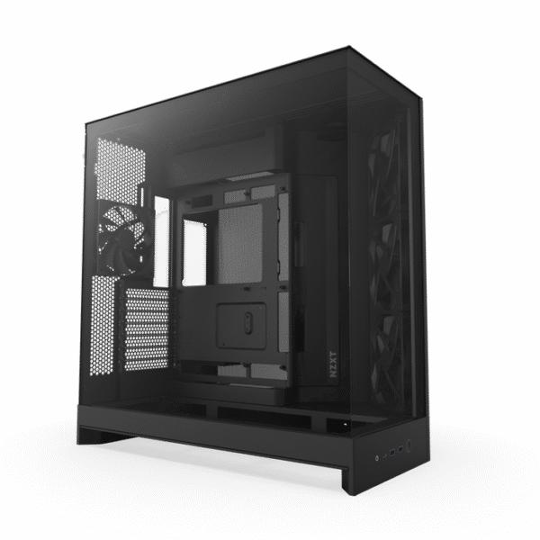 NZXT H9 Flow Dual-Chamber Mid-Tower Gaming Case Black