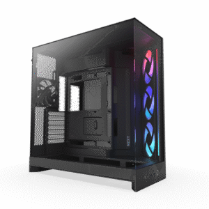 NZXT H9 Flow RGB Dual-Chamber Mid-Tower Gaming Case Black