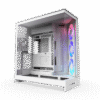 NZXT H5 Flow RGB Compact ATX Mid-Tower Airflow White Gaming Case