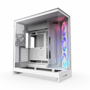 NZXT H9 Flow RGB Dual-Chamber Mid-Tower Gaming Case White