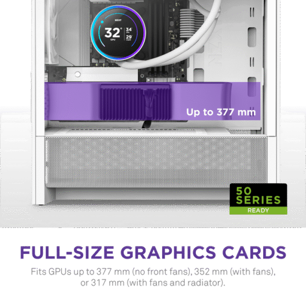 NZXT H3 Flow micro-ATX Mid-tower Gaming Case White