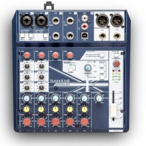 Soundcraft Notepad-8FX 8-Channel Analog Mixer with USB Audio Interface & Lexicon Effects