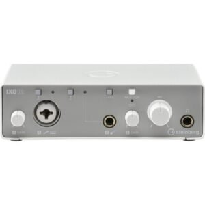 Steinberg IXO12 USB-C Audio Interface (White) 2-In/2-Out Portable Interface for Recording & Streaming