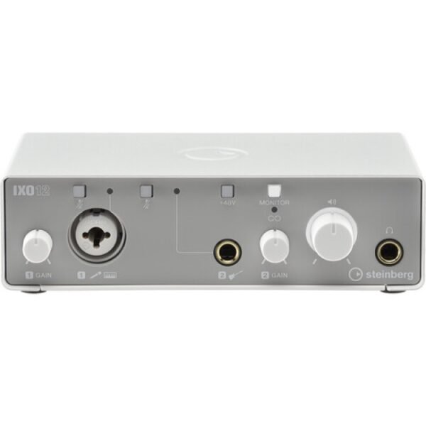 Steinberg IXO12 USB-C Audio Interface (White) 2-In/2-Out Portable Interface for Recording & Streaming