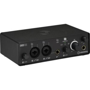 Steinberg IXO22 USB-C Audio Interface Recording Pack (Black) Complete Studio Bundle for Music Production & Streaming