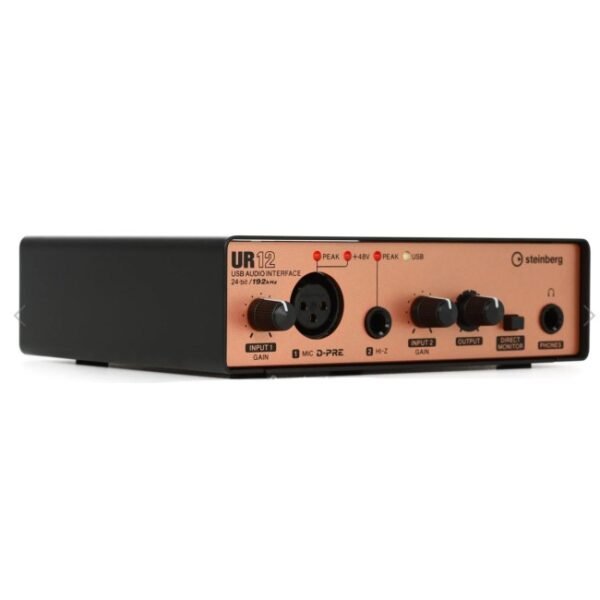 Steinberg UR12B PS Podcast Starter Pack - USB Audio Interface Bundle for Computers & iOS Devices