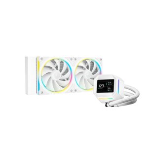 DeepCool LM240 AIO IPS LCD ARGB White Liquid Cooler