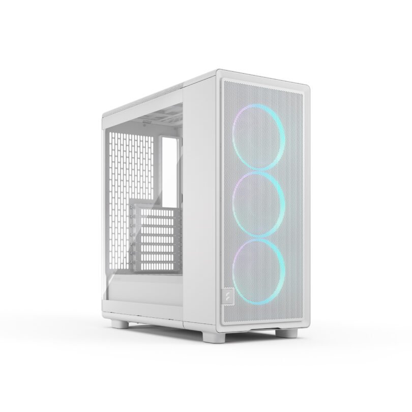 Fractal Epoch White TG RGB Clear Tint Mid Tower Gaming Case Fractal Epoch White TG RGB Clear Tint Mid Tower Gaming Case