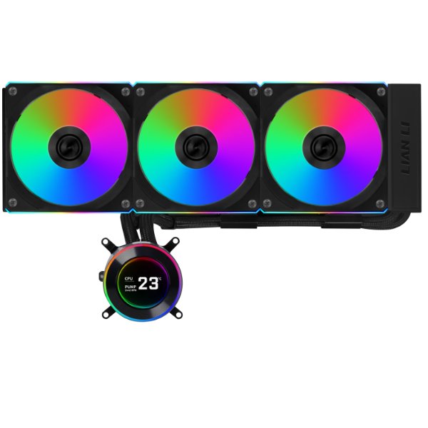 Lian Li HydroShift II LCD-C 360R AIO Liquid Cooler – Black Lian Li HydroShift II LCD-C 360R AIO Liquid Cooler – Black