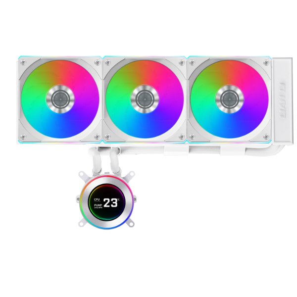 Lian Li HydroShift II LCD-C 360R AIO Liqid Cooler – White Lian Li HydroShift II LCD-C 360R AIO Liqid Cooler – White