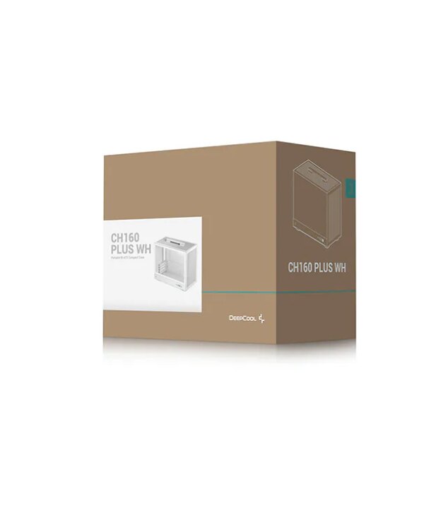 Deepcool CH160 PLUS Mini Portable White Gaming Case