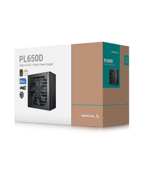 DeepCool PL650D 650W 80+ Bronze ATX 3.0 PCIe 5.0 Power Supply