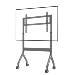 EQ TEX 75-90 Mobile Manual Lift Stand for 75"-90" Interactive Flat Panels
