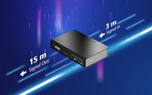 Aten VS182A-AT-E 2-Port 4K HDMI Splitter Ultra HD Video & Audio Distribution