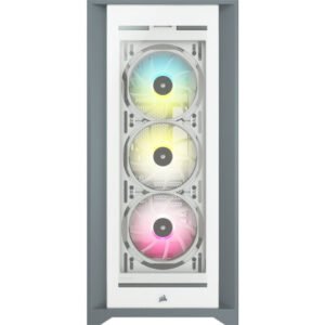 Corsair ICUE 5000X RGB Tempered Glass Mid-Tower ATX White SMART Case