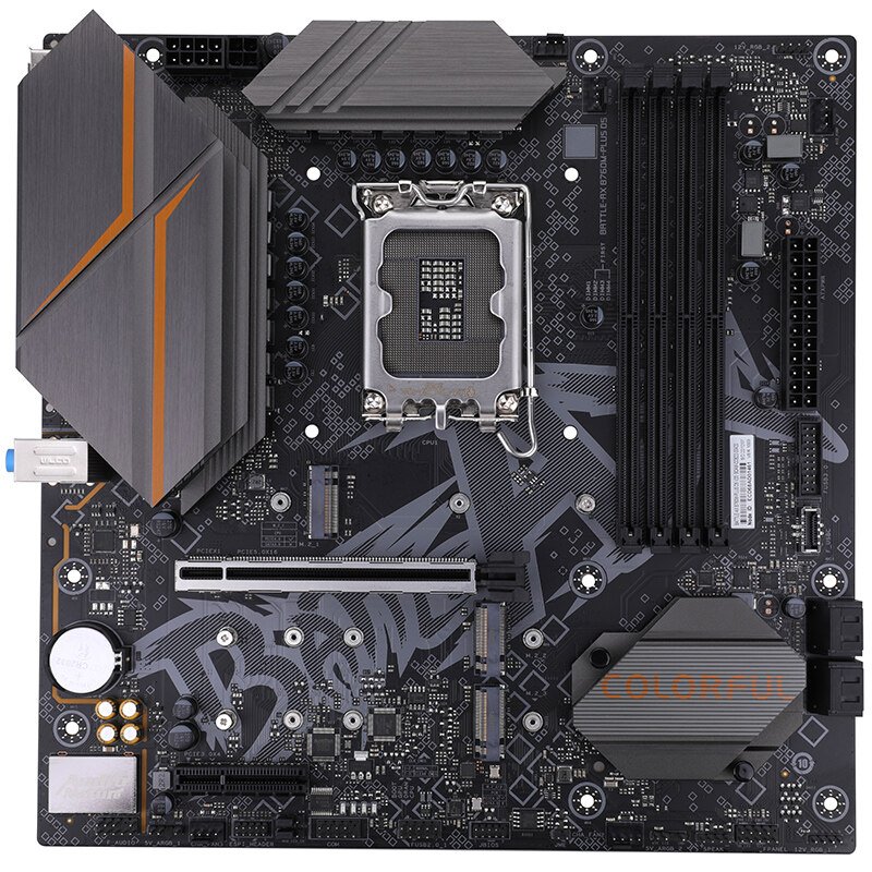 Colorful BATTLE-AX B760M-PLUS WIFI D5 V20 Motherboard Colorful BATTLE-AX B760M-PLUS WIFI D5 V20 Motherboard