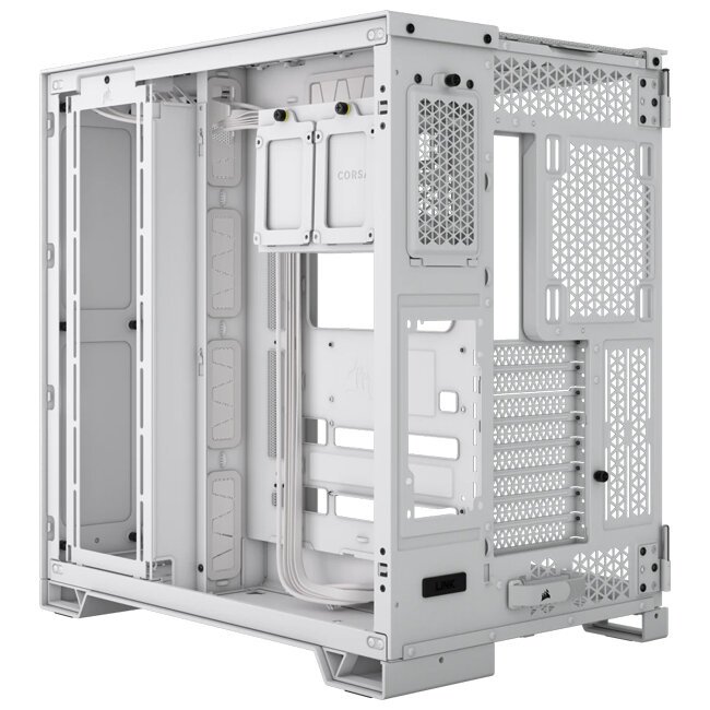 Corsair 6500D AirFlow Tempered Glass Mid-Tower White Gaming Case Corsair 6500D AirFlow Tempered Glass Mid-Tower White Gaming Case