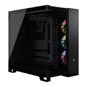 Corsair ICUE LINK 6500X RGB Tempered Glass Mid-Tower Black Gaming Case