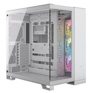 Corsair ICUE LINK 6500X RGB Tempered Glass Mid-Tower White Gaming Case