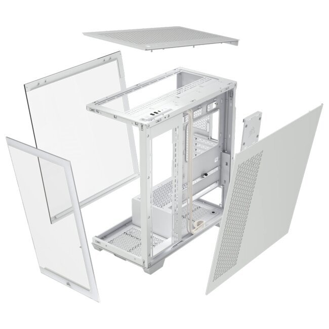 Corsair 3500X Tempered Glass Mid-Tower White Gaming Case Corsair 3500X Tempered Glass Mid-Tower White Gaming Case