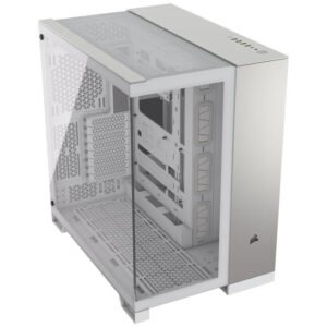 Corsair 6500X Tempered Glass Mid-Tower White/Satin Gray Aluminum Gaming Case