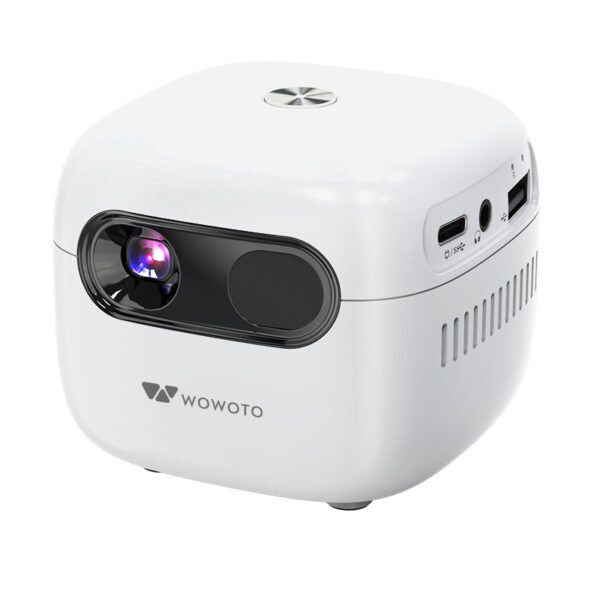 WOWOTO Q8 Smart LED Projector | Android 13, Auto Focus, 2G RAM Home & Outdoor Cinema