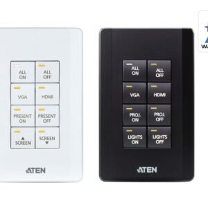 ATEN VK108US-AT 8-Button Keypad Controller US 1-Gang AV Control Interface for ATEN Systems ATEN VK108US-AT 8-Button Keypad Controller US 1-Gang AV Control Interface for ATEN Systems