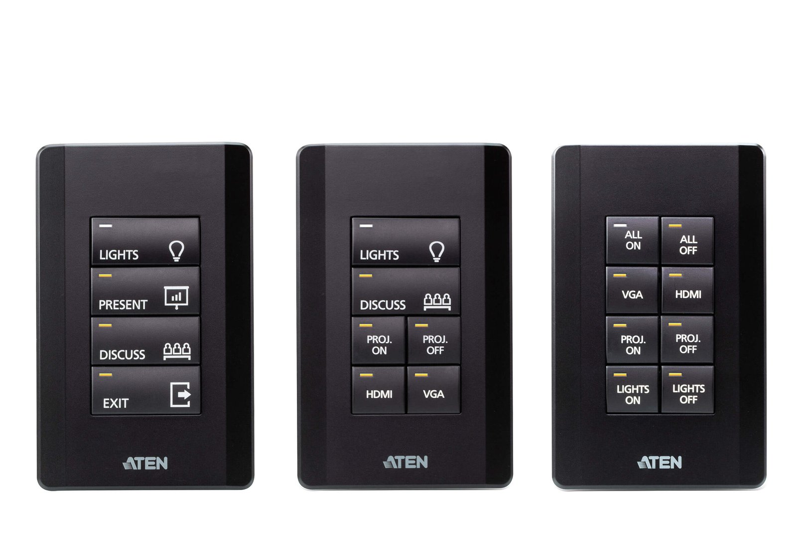 ATEN VK108US-AT 8-Button Keypad Controller US 1-Gang AV Control Interface for ATEN Systems ATEN VK108US-AT 8-Button Keypad Controller US 1-Gang AV Control Interface for ATEN Systems