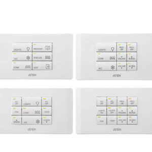 ATEN VK112EU-AT 12-Button Keypad Controller EU 2-Gang AV Control Interface for ATEN Systems ATEN VK112EU-AT 12-Button Keypad Controller EU 2-Gang AV Control Interface for ATEN Systems
