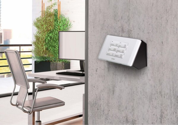 ATEN VK112EU-AT 12-Button Keypad Controller EU 2-Gang AV Control Interface for ATEN Systems