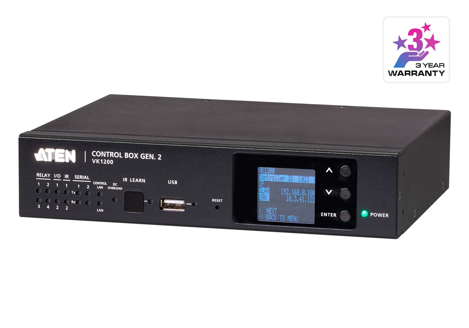 ATEN VK1200-AT-E Gen.2 Compact Control Box Advanced AV Automation & Control Solution ATEN VK1200-AT-E Gen.2 Compact Control Box Advanced AV Automation & Control Solution