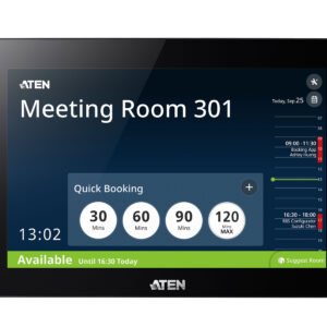 ATEN VK430-AT 10.1 inch Room Booking Panel Touchscreen Scheduling Display for Meeting Room Management ATEN VK430-AT 10.1 inch Room Booking Panel Touchscreen Scheduling Display for Meeting Room Management