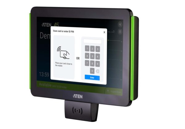 ATEN VK430-AT 10.1 inch Room Booking Panel Touchscreen Scheduling Display for Meeting Room Management