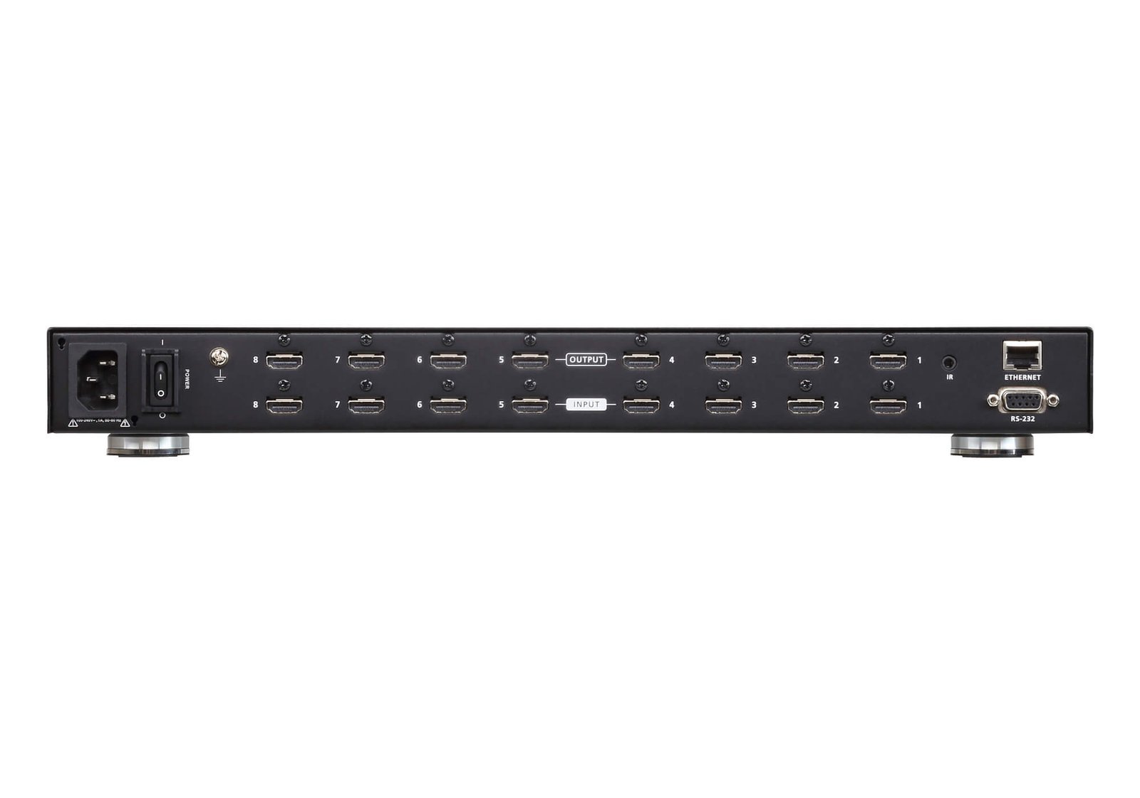 Aten VM0808HB-AT-E 8x8 True 4K HDMI Matrix Switch Ultra HD AV Switching Aten VM0808HB-AT-E 8x8 True 4K HDMI Matrix Switch Ultra HD AV Switching