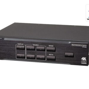 ATEN VP1420-AT-E 4x2 True 4K HDMI Presentation Matrix Switch 4K60 Video, Audio De-Embedding & Seamless Switching ATEN VP1420-AT-E 4x2 True 4K HDMI Presentation Matrix Switch 4K60 Video, Audio De-Embedding & Seamless Switching