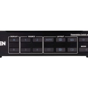 ATEN VP2420-AT-E 4x2 True 4K HDMI Multi-View Presentation Switch Seamless Switching & Ultra HD Performance ATEN VP2420-AT-E 4x2 True 4K HDMI Multi-View Presentation Switch Seamless Switching & Ultra HD Performance