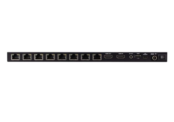 ATEN VS1828KIT-AT-E 8-Port 4K HDMI Splitter over Cat6 with 8 Receivers Ultra HD Extender Kit, UK Power Cord Included