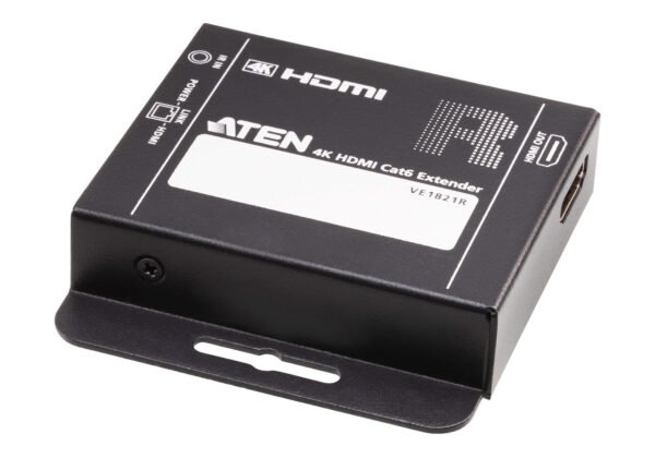 ATEN VS1828KIT-AT-E 8-Port 4K HDMI Splitter over Cat6 with 8 Receivers Ultra HD Extender Kit, UK Power Cord Included