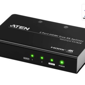 ATEN VS182B 2-Port HDMI Splitter True 4K @ 60Hz UHD Video Support | HDR, HDCP 2.2 Compatible ATEN VS182B 2-Port HDMI Splitter True 4K @ 60Hz UHD Video Support | HDR, HDCP 2.2 Compatible